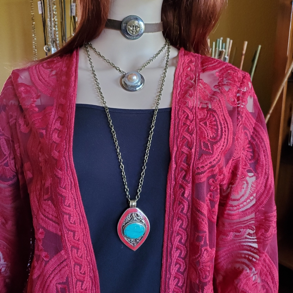 Tibetan Long Or Short Necklace - Picture 8 of 11